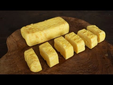 Japanese Omelette Tamagoyaki: Cooking Technique