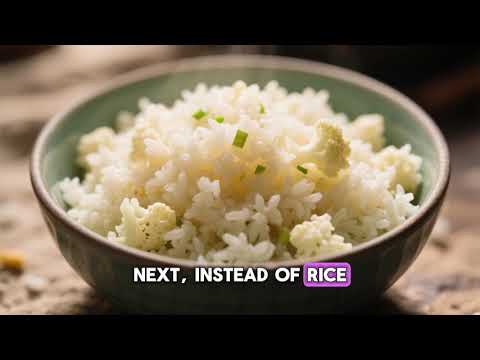 low carb salmon rice bowl