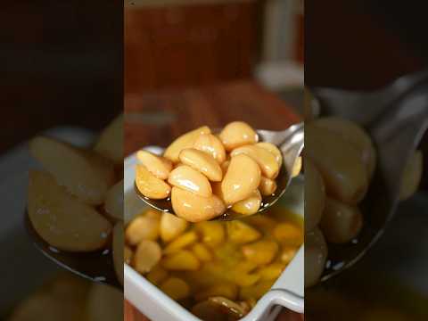 Garlic confit and garlic oil Everything about this is so right