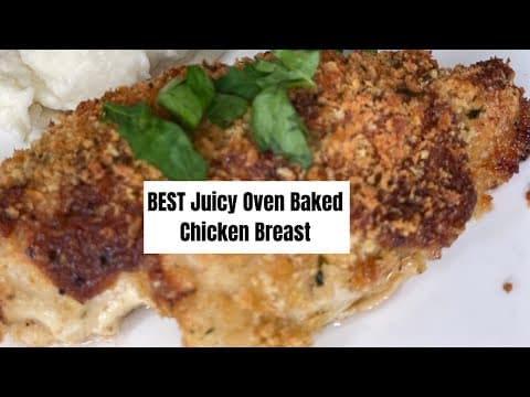 EASY!! BAKED GARLIC PARMESAN CHICKEN