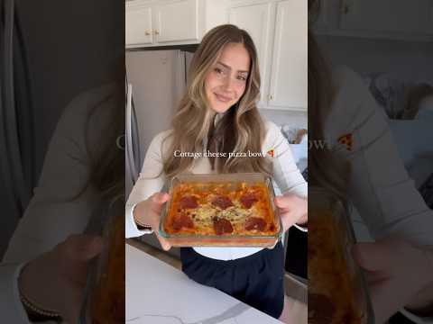 Cottage cheese PIZZA bowl! 🍕