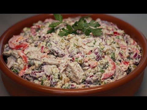 Салат Тбилиси с говядиной