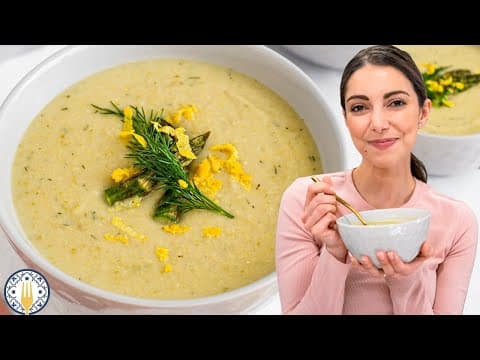 Dairy-Free Asparagus Soup Recipe!