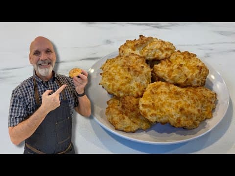 Cheesy Cheddar Cheese Drop Biscuits Recipe - A Perfect Complement to Any Meal