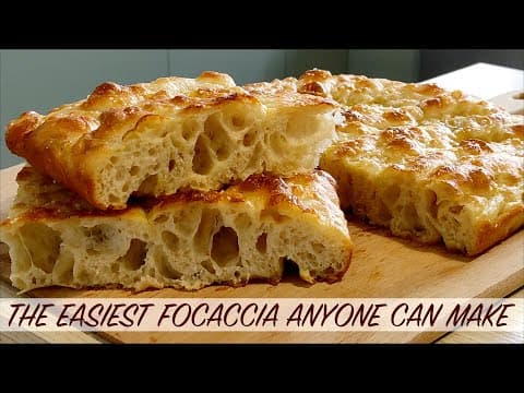 The EASIEST SAME DAY FOCACCIA that really ANYONE can make