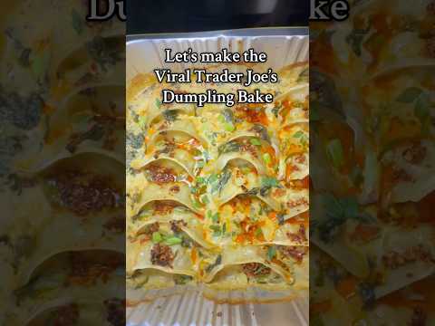 Viral Trader Joe’s Dumpling Bake! Delicious and so easy to make! Full recipe in the description!