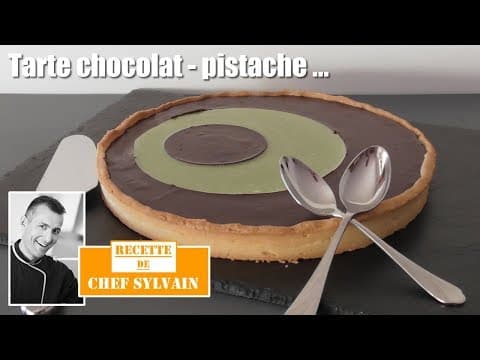 Dark Chocolate and Pistachio Tart - Delicious French dessert with medium difficulty. Perfect recipe converted from YouTube video to PDF format.