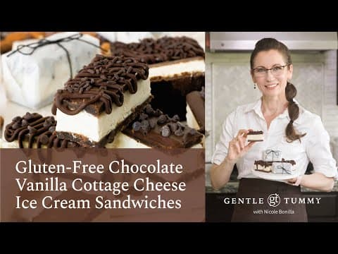 TRENDING: Gluten-Free Chocolate Vanilla Cottage Cheese Ice Cream Sandwiches