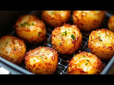 Air Fryer Cheesy Potato Balls