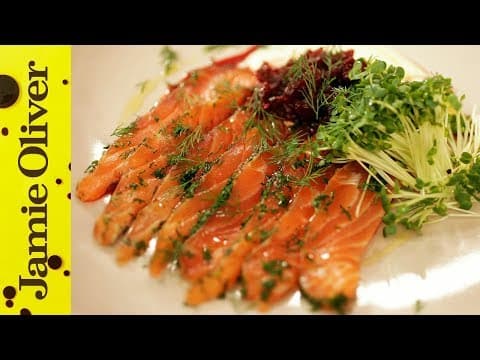 Jamie's Perfect Party Food : Salmon Gravadlax