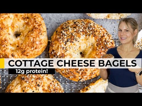 COTTAGE CHEESE PROTEIN BAGELS