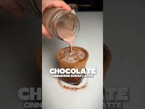 Chocolate Cinnamon Sugar Iced Latte