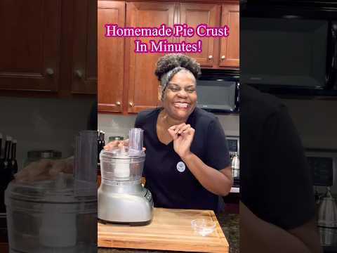 Homemade Pie Crust in Minutes! NO KNEADING!