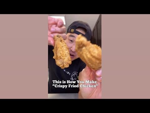 Crispy Fried Chicken 🍗👨🏻‍🍳🔥
