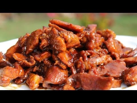 Caramelized Pork with Garlic and Fish Sauce - Delicious Asian Fusion main course with easy difficulty. Perfect recipe converted from YouTube video to PDF format.