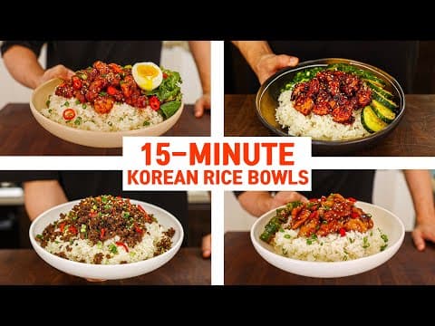 15 Minute Korean Rice Bowls For Your Busy WEEKNIGHT DINNER
