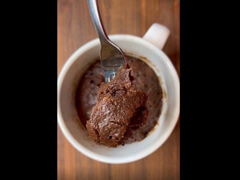 Nutella Brownie Mug Cake