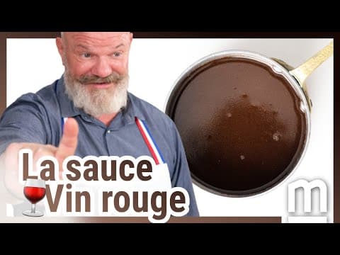 Sauce au vin rouge - Delicious Française sauce with medium difficulty. Perfect recipe converted from YouTube video to PDF format.