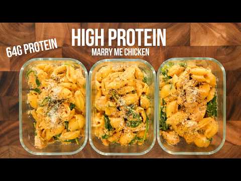 HIGH PROTEIN Meal Prep Marry Me Chicken In 25 Minutes