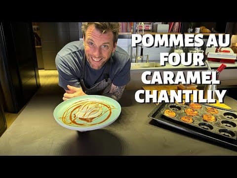 Baked Caramel Apples with Whipped Cream - Delicious French dessert with medium difficulty. Perfect recipe converted from YouTube video to PDF format.