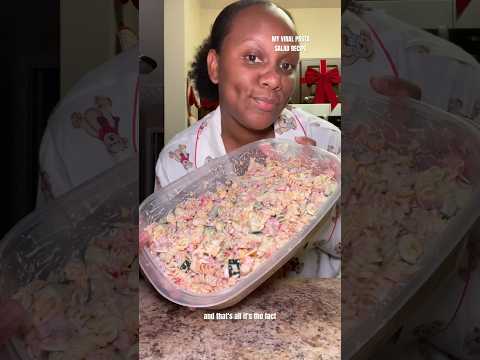 MY VIRAL PASTA SALAD RECIPE! 13M VIEWS 😳