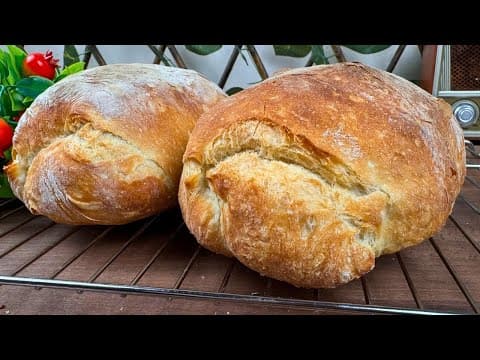 Fast Easy Delicious Italian Ciabatta Bread - Delicious Italian bread with easy difficulty. Perfect recipe converted from YouTube video to PDF format.