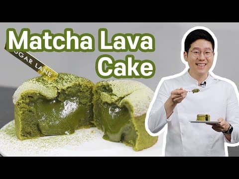 Irresistible Melting Matcha Lava Cake