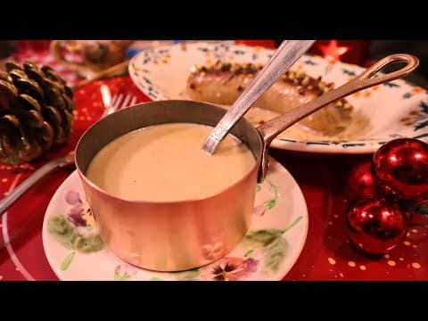 Albouffera Sauce with Duck Foie Gras - Delicious French sauce with medium difficulty. Perfect recipe converted from YouTube video to PDF format.