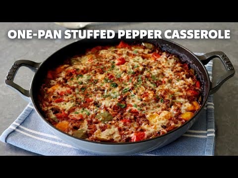 One-Pan Stuffed Pepper Casserole