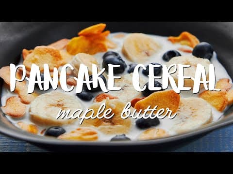 1000 Pancakes! REAL Pancake Cereal Recipe