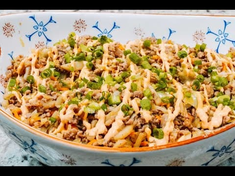 Egg Roll in a Bowl is one of our favorite quick dinners!