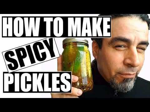 How To Make Spicy Pickles