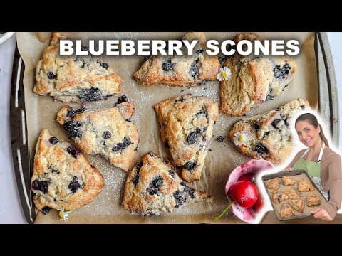 The BEST Blueberry Scones Ever!