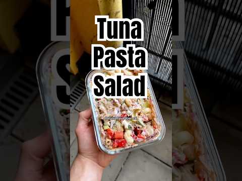 High Protein Tuna Pasta Salad