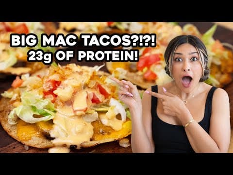 Healthy Big Mac Tacos?!?! I Low Carb I High Protein