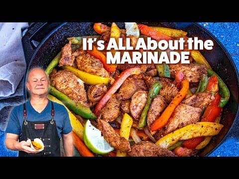 This Fajita Marinade makes the best Chicken Fajitas