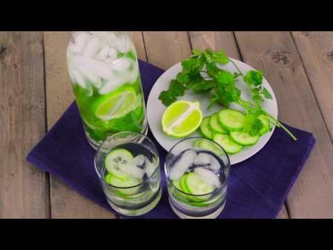 Twelve infused water recipes