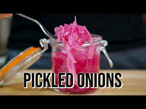 Crunchy Pickled Red Onions