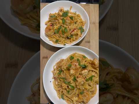 Shrimp and lobster pasta