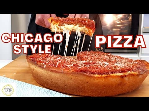 The BEST Deep Dish PIZZA Recipe From Chicago