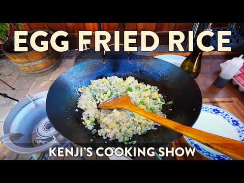 Egg Fried Rice Three Ways (Pro Burner, Home Range, and Wok-Free)