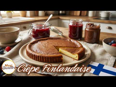 Crêpe Epaisse Finlandaise Recette Facile et Rapide du Pannukakku - Finnish recipe that serves 4 people. A easy difficulty cooking recipe converted from YouTube video with complete ingredients and step-by-step instructions.