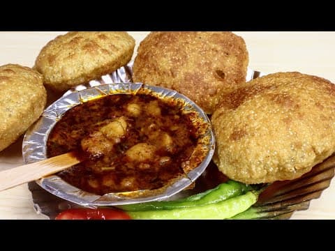 Bedmi Puri with Aloo Sabzi (Agra‑Mathura Style)