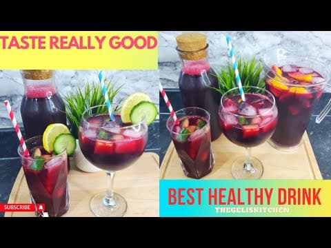 How To Make Refreshing Healthy Zobo Drink~🍍Healthy Nigerian Zobo Recipe~🍋 Hibiscus Summer Drink