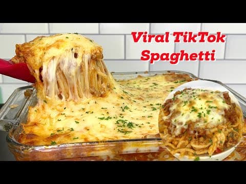 HOW TO MAKE THE VIRAL TIKTOK SPAGHETTI!