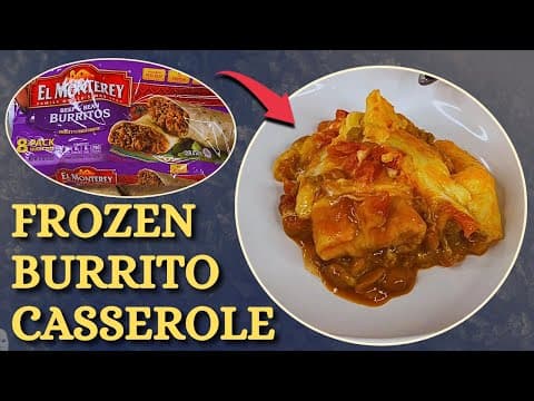 This is the best way to serve frozen burritos