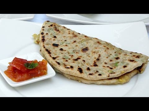 Stuffed cauliflower flatbread