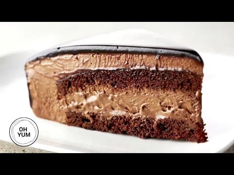 Professional Baker Teaches You How To Make CHOCOLATE MOUSSE CAKE!