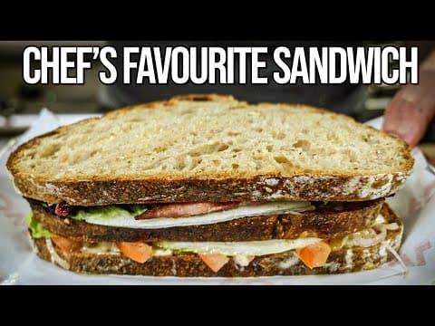 Bacon Lettuce Tomato Toast Sandwich with Homemade Mayo - Delicious British lunch with medium difficulty. Perfect recipe converted from YouTube video to PDF format.