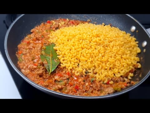 One-Pot Pasta with Tomato Sauce and Ground Beef - Delicious Italian main course with easy difficulty. Perfect recipe converted from YouTube video to PDF format.
